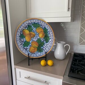 Nicole Miller Home 18” Round Melamine Platter